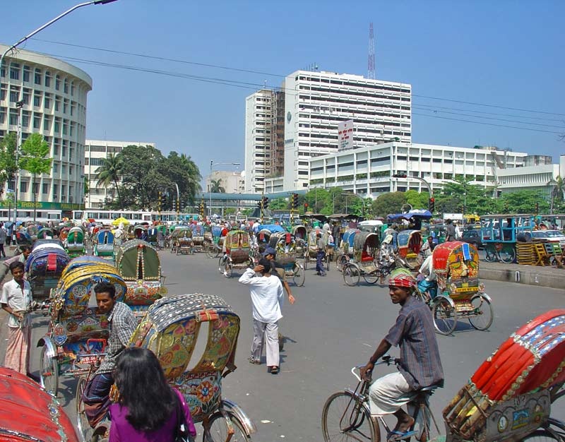 450 Kilometer radelt Pater Almir Trindade nach Dhaka.    Foto: Crosji/CC BY-SA 3.0