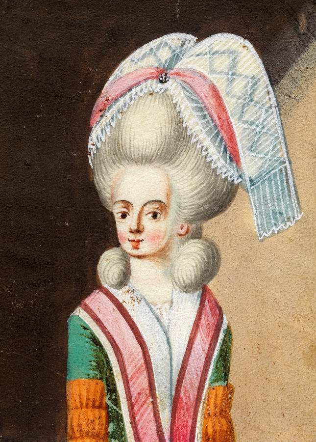 Dieses Miniatur-Porträt zeigt (vermutlich) Maria Sophia Katharina Margaretha von Erthal. Es befindet sich im Besitz der Staatsbibliothek Bamberg, ist aber nicht öffentlich ausgestellt. (Foto: Gerald Raab)