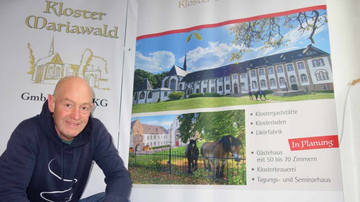 Ralph Mauel hat große Pläne mit dem säkularisierten Kloster Mariawald. (Foto: Drouve)