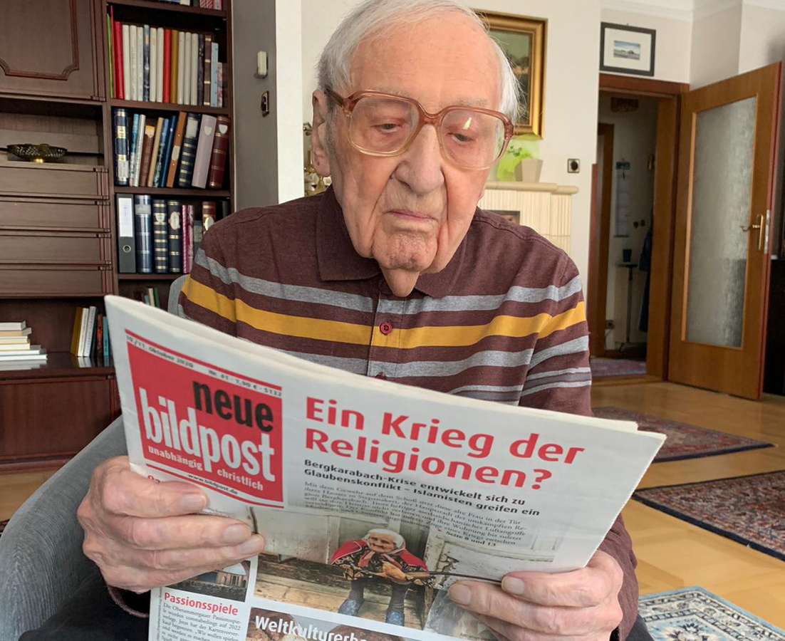 Martin Riedlinger ist der Neuen Bildpost nach wie vor verbunden. Von 1966 bis 1994 war der Jubilar Chefredakteur der Zeitung. (Foto: privat)