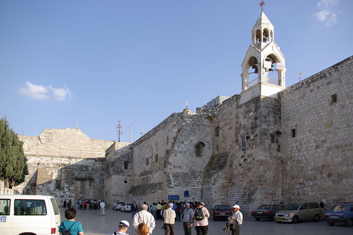 Geburtskirche in Bethlehem.          Foto: gem