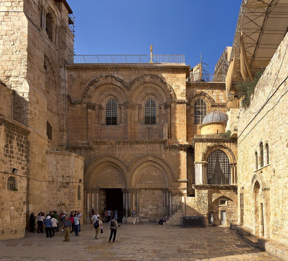 Haupteingang der Grabeskirche Jerusalem. (Foto: Ludvig14/CC BY-SA 4.0)