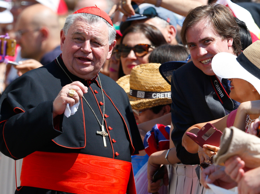 Kardinal Dominik Duka, Erzbischof von Prag und Vorsitzender der tschechischen Bischofskonferenz, während der Generalaudienz auf dem Petersplatz im Vatikan am 31. Mai 2017. (Foto: KNA)