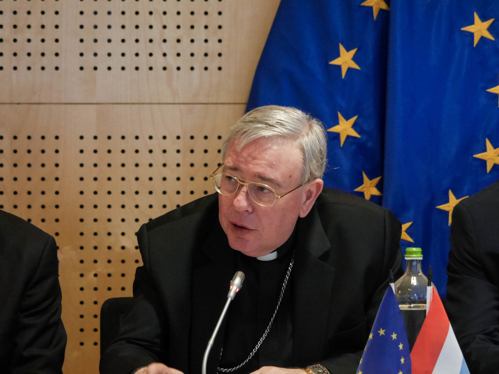 Jean-Claude Hollerich, Präsident der Kommission der Bischofskonferenzen der Europäischen Gemeinschaft Comece. (Foto: KNA)