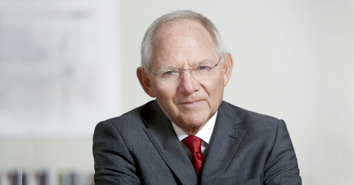 Wolfgang Schäuble, Präsident des Deutschen Bundestags. (Foto: Laurence Chaperon)