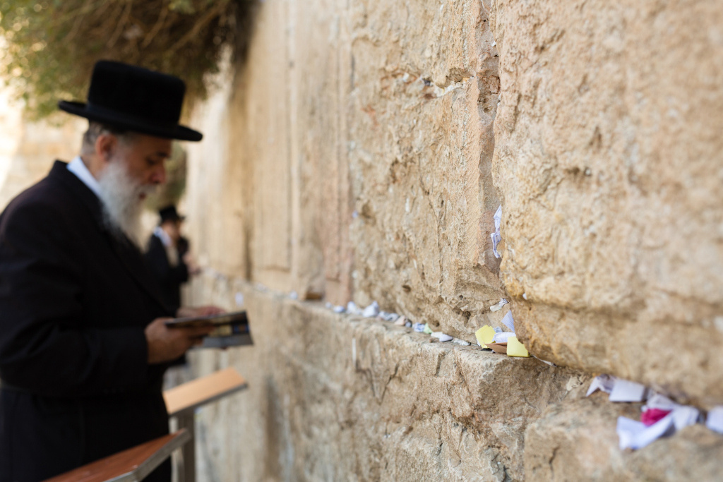 Die Klagemauer in Jerusalem. (Foto: KNA)