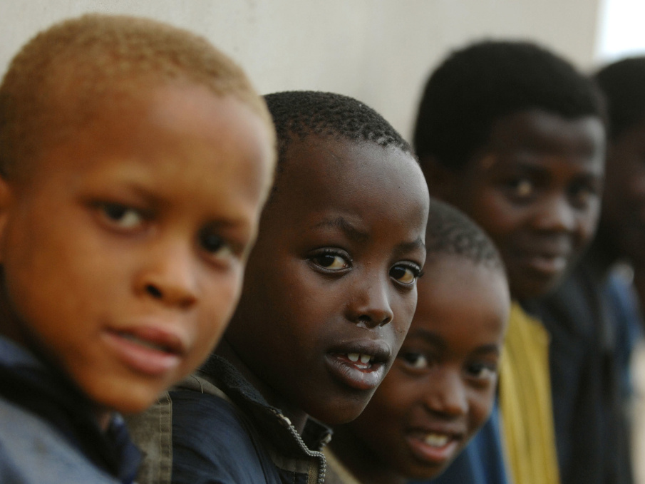 Kinder in Südafrika. (Foto: KNA)