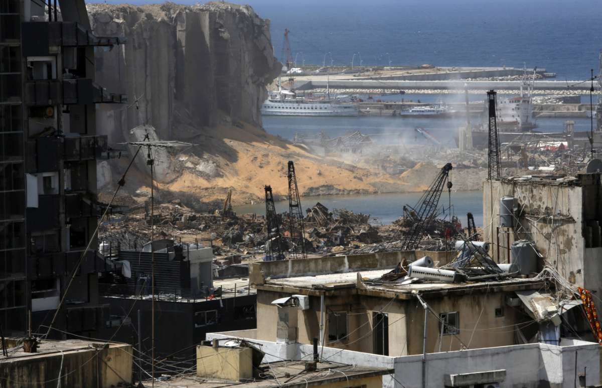 Eine Explosion im Hafen von Beirut am Dienstagabend hatte nach Schätzungen über Menschen getötet und 5.000 weitere verletzt. Häuser in weiten Teilen der Stadt wurden zerstört oder beschädigt. (Foto: imago/Zuma Wire)