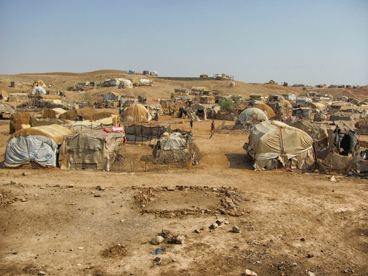 Ein Flüchtlingslager in Nordafrika. (Foto: gem)