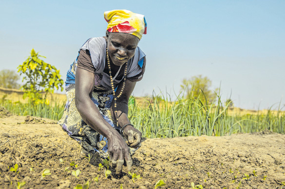 Im Südsudan sät die Welthungerhilfe Hoffnung durch nachhaltige Projekte und Katastrophenhilfe. In Zeiten von Corona ist dieses Engagement wichtiger denn je.  Foto: Glinski/Welthungerhilfe
