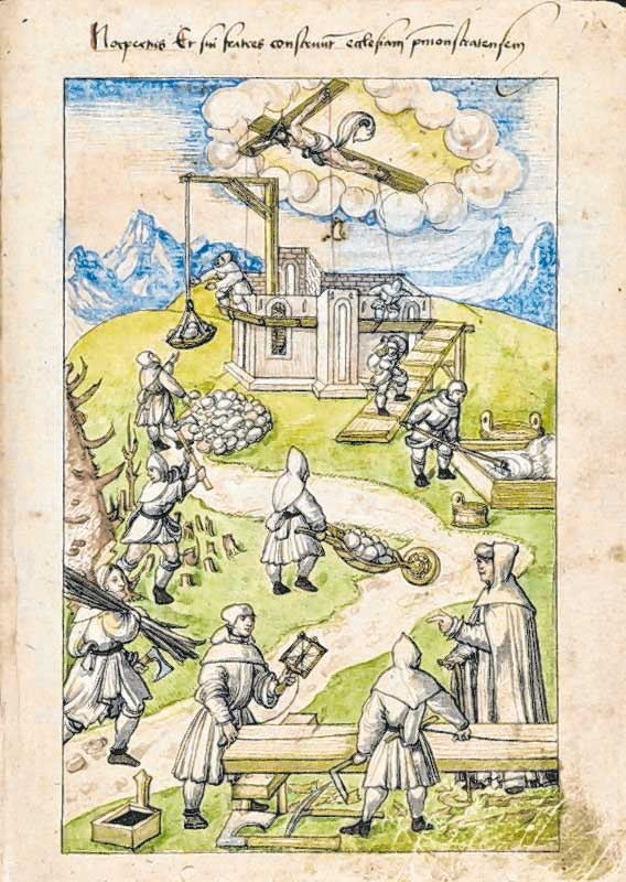 Im Traditionscodex aus dem Kloster Weißenau ist das Wirken des heiligen Norbert illustriert. Foto: Waldburg-Zeil´sches Gesamtarchiv Schloss Zeil
